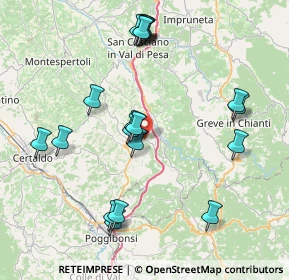 Mappa 50028 Tavarnelle Val di Pesa FI, Italia (8.711)
