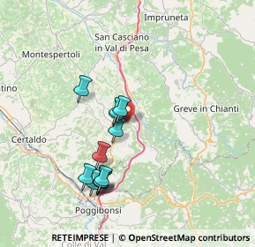 Mappa 50028 Tavarnelle Val di Pesa FI, Italia (6.805)