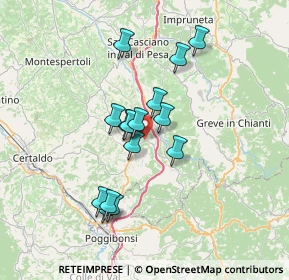 Mappa 50028 Tavarnelle Val di Pesa FI, Italia (5.996)