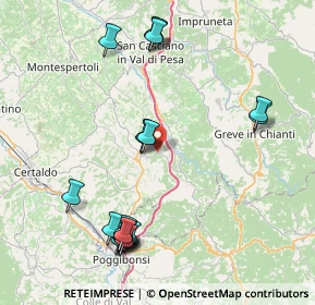 Mappa 50028 Tavarnelle Val di Pesa FI, Italia (9.3735)