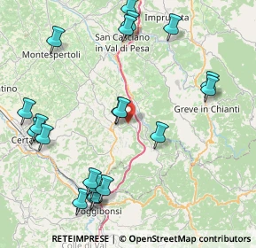 Mappa 50028 Tavarnelle Val di Pesa FI, Italia (10.1485)