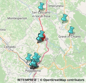 Mappa 50028 Tavarnelle Val di Pesa FI, Italia (8.312)