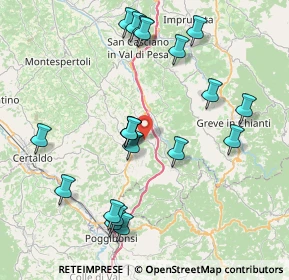 Mappa 50028 Tavarnelle Val di Pesa FI, Italia (8.7205)