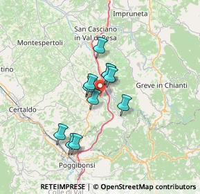 Mappa 50028 Tavarnelle Val di Pesa FI, Italia (4.98)