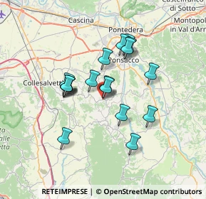Mappa ANDOLFI FIORELLA, 56035 Casciana Terme Lari PI, Italia (5.94833)