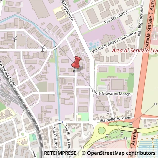 Mappa Via Gian Battista Guarini, 51, 57121 Livorno, Livorno (Toscana)