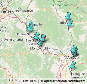 Mappa Via Gastone Nencini, 52028 Terranuova Bracciolini AR, Italia (16.88714)