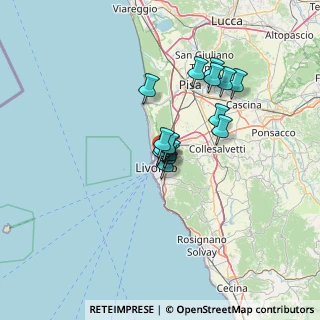 Mappa Livorno, 57122 Livorno LI, Italia (9.22313)