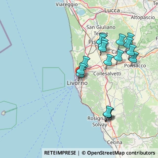 Mappa Livorno, 57122 Livorno LI, Italia (16.69235)