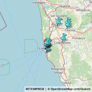 Mappa Livorno, 57122 Livorno LI, Italia (8.36182)