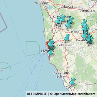 Mappa Livorno, 57122 Livorno LI, Italia (19.41235)