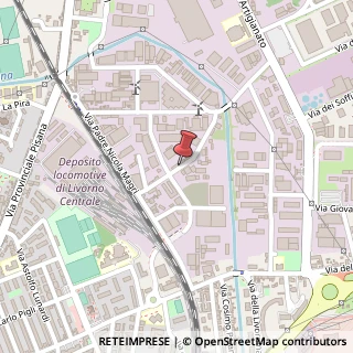 Mappa Via Gabriello Chiabrera, 26, 57121 Livorno, Livorno (Toscana)