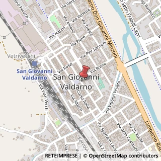 Mappa Via Giovanni da San Giovanni, 87, 52027 San Giovanni Valdarno, Arezzo (Toscana)