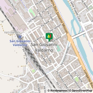 Mappa Piazza della Libertà, 1, 52027 San Giovanni Valdarno, Arezzo (Toscana)