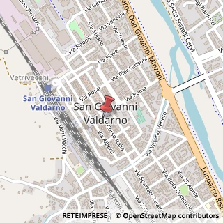Mappa Corso italia 24, 52027 San Giovanni Valdarno, Arezzo (Toscana)
