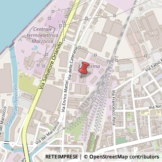Mappa Via delle Cateratte, 84/11, 57122 Livorno, Livorno (Toscana)