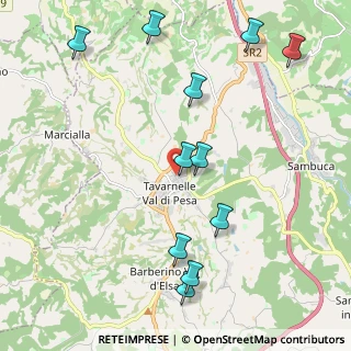 Mappa Viale Gagny, 50028 Tavarnelle Val di Pesa FI, Italia (2.51091)
