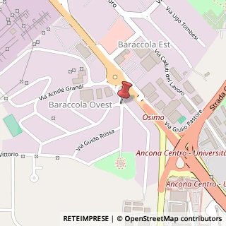 Mappa Via Giuseppe di Vittorio, 1, 60131 Ancona, Ancona (Marche)