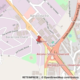 Mappa Via Bruno Buozzi, 22, 60131 Ancona, Ancona (Marche)