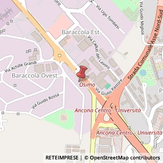 Mappa Via Bruno Buozzi, 17, 60131 Ancona, Ancona (Marche)