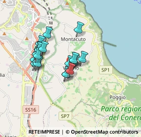 Mappa Frazione Varano, 60131 Varano AN, Italia (1.375)