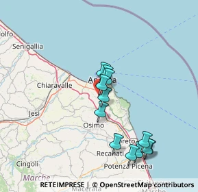 Mappa Via Spadoni Domenico, 60131 Ancona AN, Italia (13.75833)