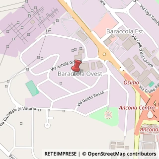 Mappa Via taliercio 1, 60020 Ancona, Ancona (Marche)