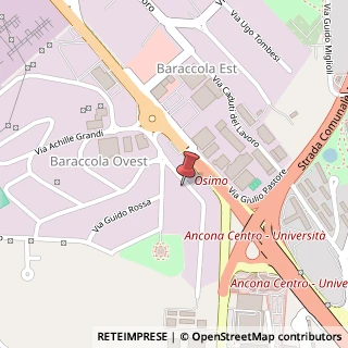 Mappa Via Bruno Buozzi, 20, 60131 Ancona, Ancona (Marche)
