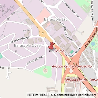 Mappa Via Bruno Buozzi, 18, 60131 Ancona, Ancona (Marche)