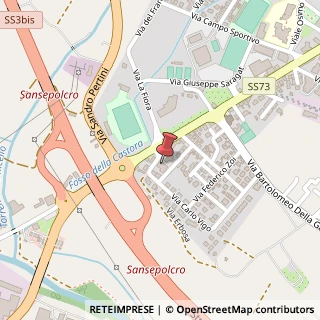 Mappa Via Carlo Vigo, 1 / c 13, 52037 Sansepolcro, Arezzo (Toscana)