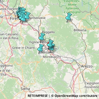 Mappa VIA LE VILLE, 52028 Terranuova Bracciolini AR, Italia (23.36)