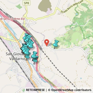 Mappa VIA LE VILLE, 52028 Terranuova Bracciolini AR, Italia (1.015)