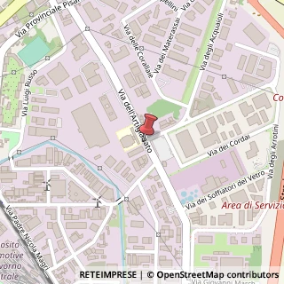 Mappa Via dell'Artigianato, 53, 57121 Livorno, Livorno (Toscana)