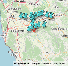 Mappa Via del Giardino, 56034 Casciana Terme Lari PI, Italia (11.75)