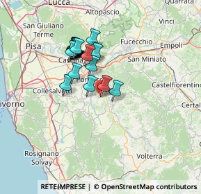 Mappa Via del Giardino, 56034 Casciana Terme Lari PI, Italia (11.8525)
