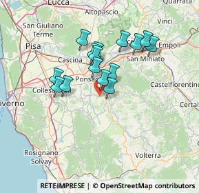 Mappa Via del Giardino, 56034 Casciana Terme Lari PI, Italia (11.67067)