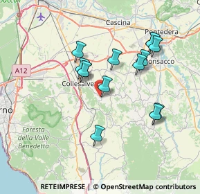 Mappa 56043 Fauglia PI, Italia (6.865)