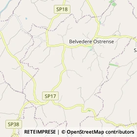 Mappa Belvedere Ostrense