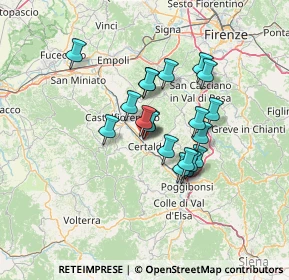 Mappa Via Agnoletti, 50052 Certaldo FI, Italia (10.459)