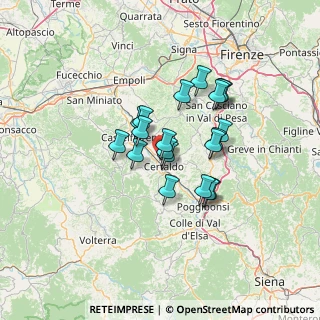 Mappa Via Eugenio Curiel, 50052 Certaldo FI, Italia (10.28)