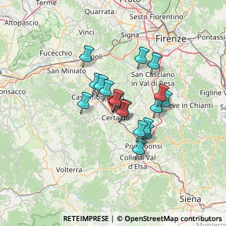 Mappa Via Eugenio Curiel, 50052 Certaldo FI, Italia (10.25944)