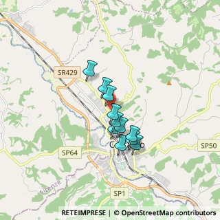 Mappa Via Eugenio Curiel, 50052 Certaldo FI, Italia (1.24)