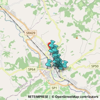 Mappa Via Eugenio Curiel, 50052 Certaldo FI, Italia (1.32357)