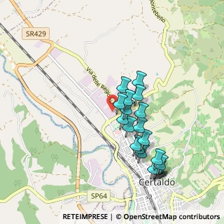 Mappa Via Campania, 50052 Certaldo FI, Italia (0.887)