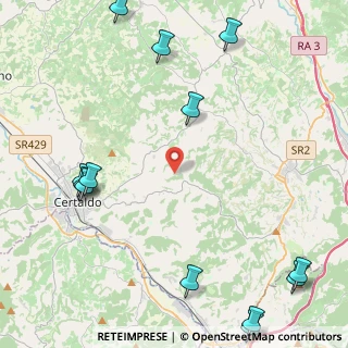 Mappa Via di Tavolese, 50052 Certaldo FI, Italia (6.55)