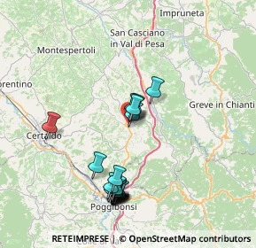 Mappa Viale 2 Giugno, 50028 Tavarnelle Val di Pesa FI, Italia (7.7815)