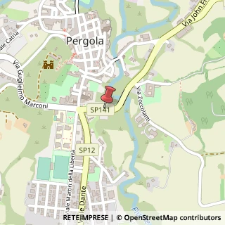 Mappa Viale John Fitzgerald Kennedy,  18, 61045 Pergola, Pesaro e Urbino (Marche)
