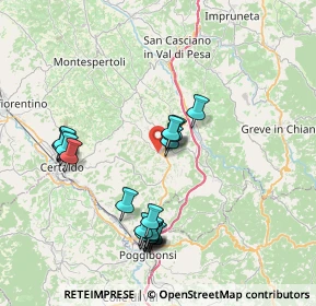 Mappa Strada marcialla, 50028 Barberino Tavarnelle FI, Italia (7.7615)