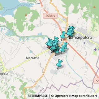 Mappa Via dei Tarlati, 52037 Sansepolcro AR, Italia (1.034)