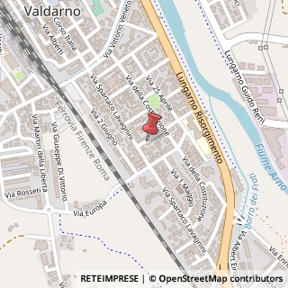 Mappa Via XI Febbraio, 3, 52027 San Giovanni Valdarno, Arezzo (Toscana)